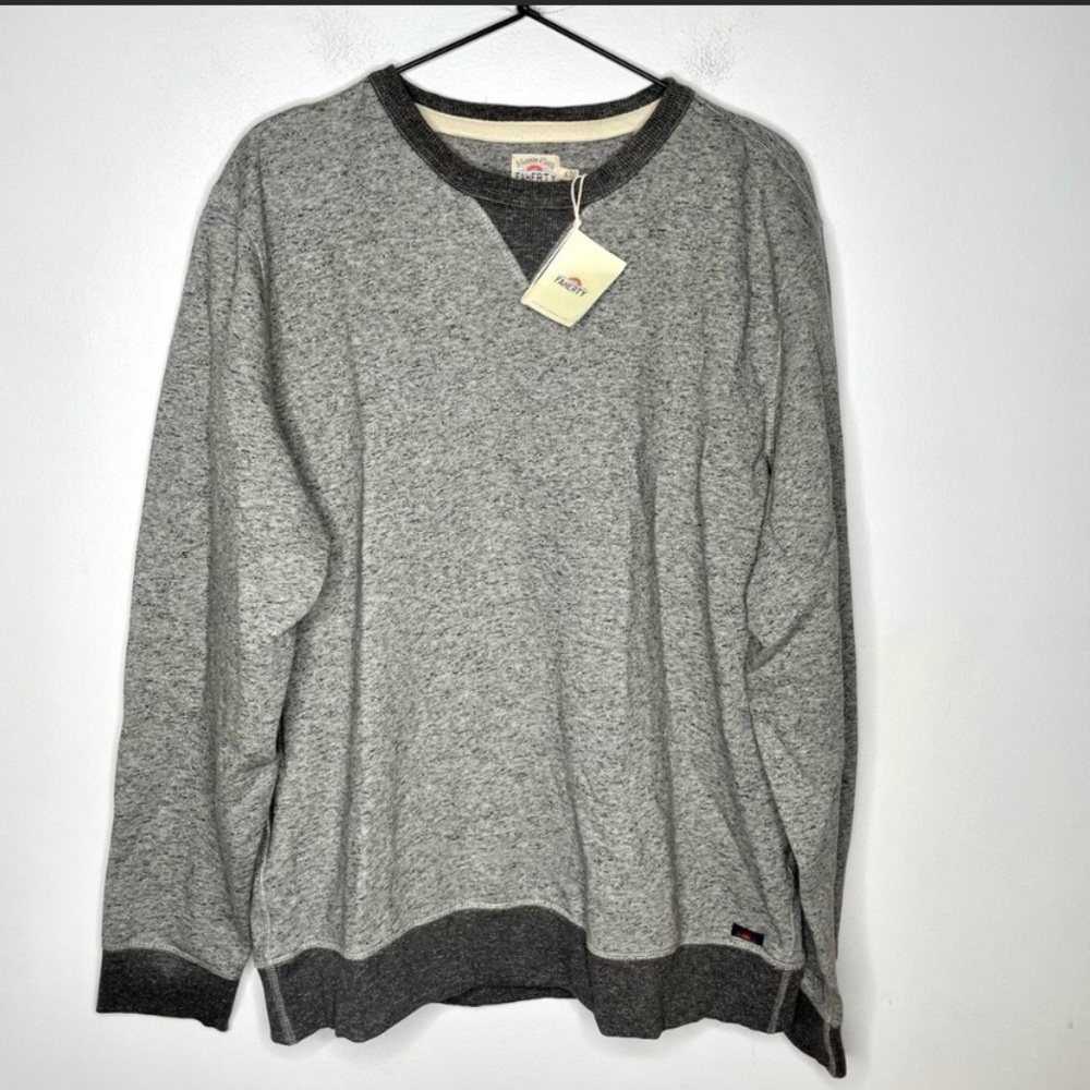 Faherty Heritage Fleece Crewneck Sweatshirt XL NWT